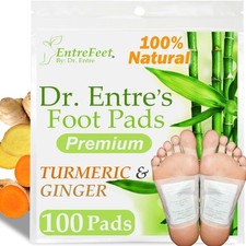 100 Turmeric Ginger Foot Pads Premium Pads to Feel Better, Sleep Better ...