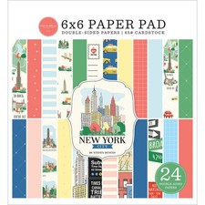 CARTA BELLA - 6 X 6 PAPER - NEW YORK CITY - 2 PADS ONE PRICE