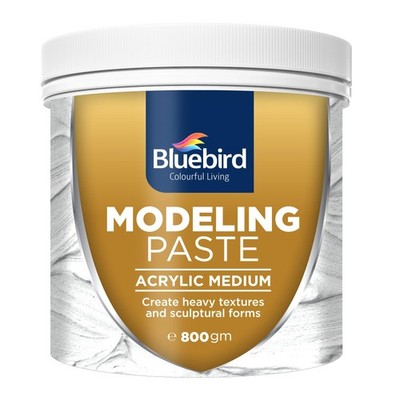 Thick Modeling Paste White 28.2 Oz / 800gm - High Density, Acrylic Medium for...