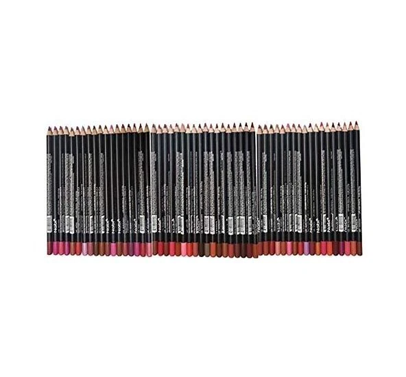 54-Piece Lip Liner Set | Long-Lasting Makeup Pencils in Assorted Colors