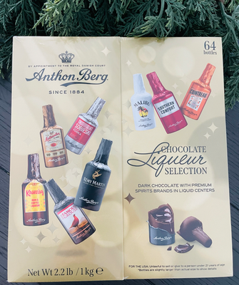 Anthon Berg Jubilee Selection 64 Bottles Dark Chocolate NEW FRESH