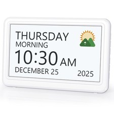 Digital Clock with Date and Week for Seniors, Alzheimer's Dementia Clock with...