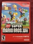 Nintendo Wii Super Mario Bros Case and Disc NO Manual Tested Works