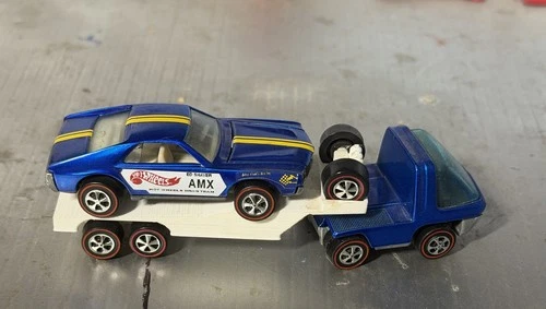 Ed Shaver's AMX Redline Hotwheels With Custom Truck Resto Carrier