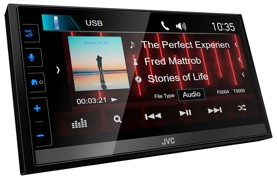 JVC KW-M785DBW Doppel-DIN MP3-Autoradio Touchscreen DAB Bluetooth USB CarPlay - Bild 4 von 4