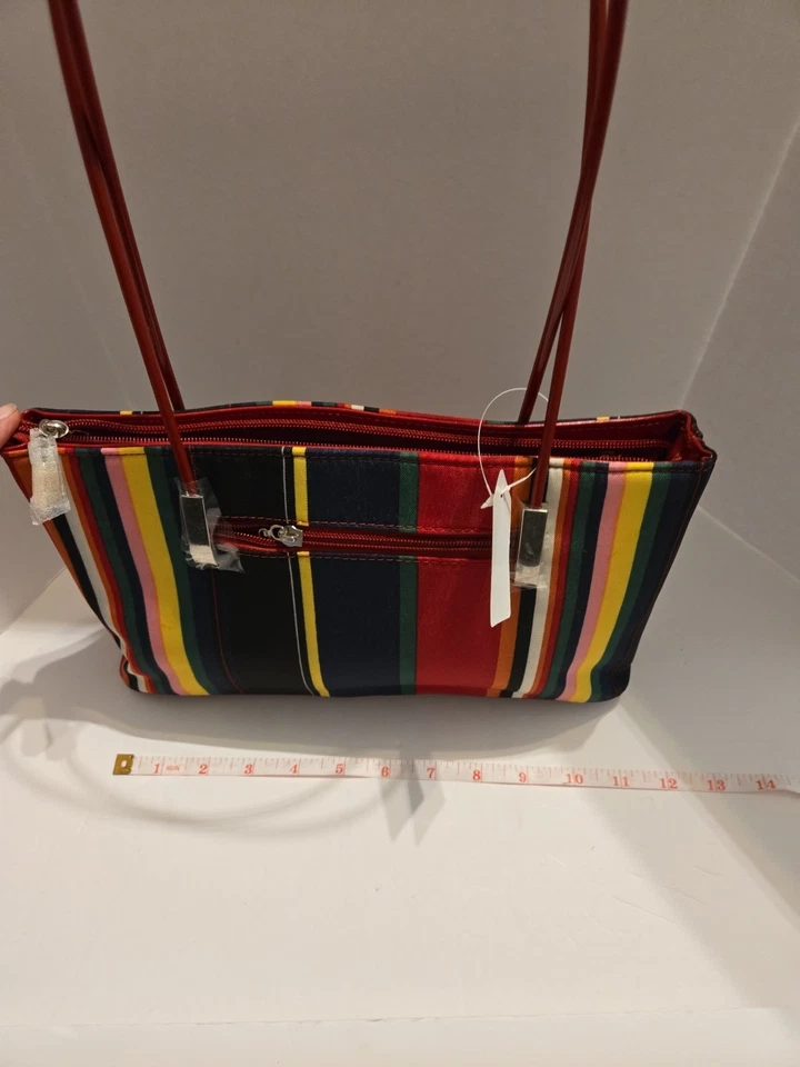 Womens Striped Purse - Image 4 of 4