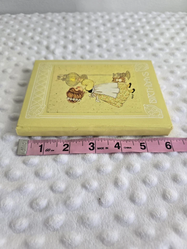 Vintage Book Birthdays Anniversaries Yellow Record Dates Notes Lists Victorian  - Image 3 of 4