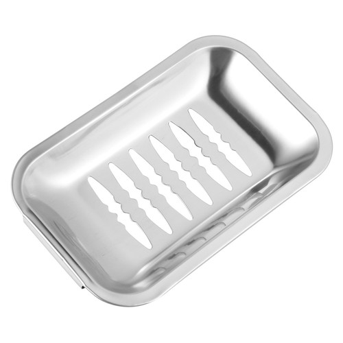 Jabonera de acero inoxidable para baño bandeja cesta de almacenamiento contenedor - Imagen 6 de 11