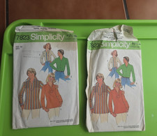 Simplicity Vintage 1970s Sewing Pattern 7823 Men's Shirt Cut Size 40 Jiffy