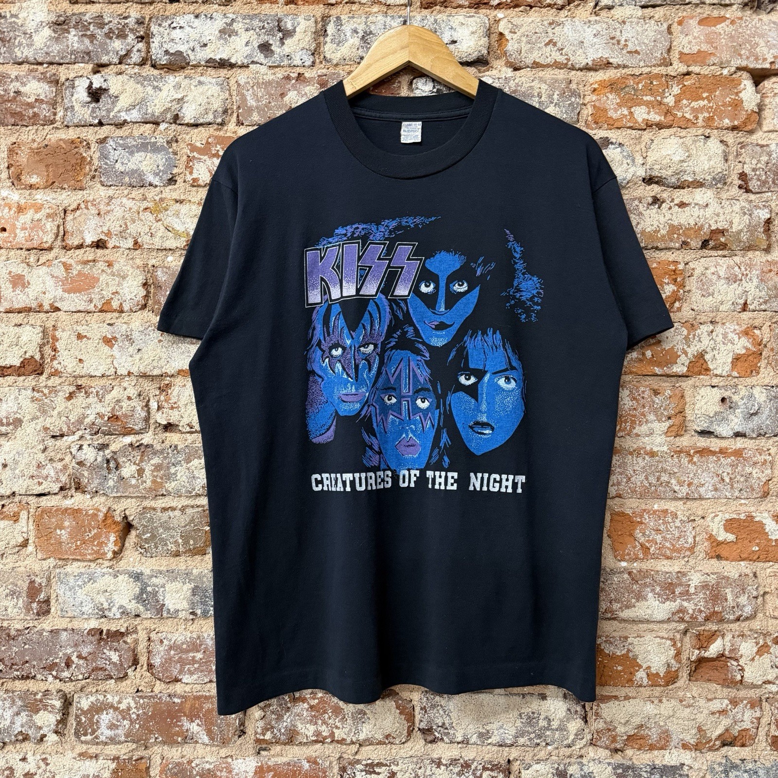 Vintage 1982 KISS “Creatures Of The Night” T-Shirt Single Stitch Size Large