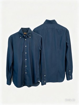 Barba Napoli Denim Dandy Life Button Down Hemd 16 1/4 42 cm UVP 270 £ 