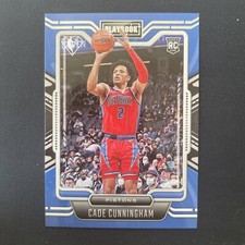 2021-22 PANINI CHRONICLES PLAYBOOK 75th ANNIVERSARY SP CADE CUNNINGHAM RC #279