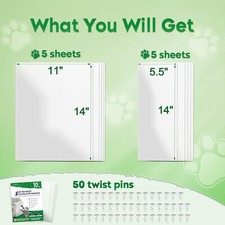 10 Anti-Scratch Cat Furniture Protectors Deterrent Tape Single-Sided Sticky Tape