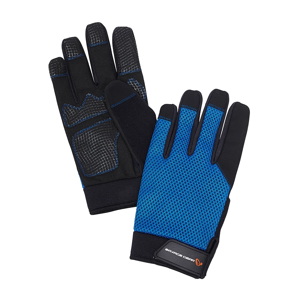 Savage Gear Aqua Mesh Glove M L XL Angler Saltwater Glove Spinning Fishing Sea