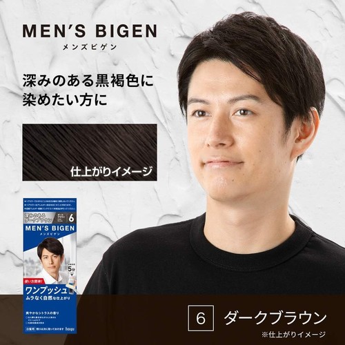 HOYU MEN'S BIGEN one push - hair color for gray hair 40g+40g - Picture 10 of 14