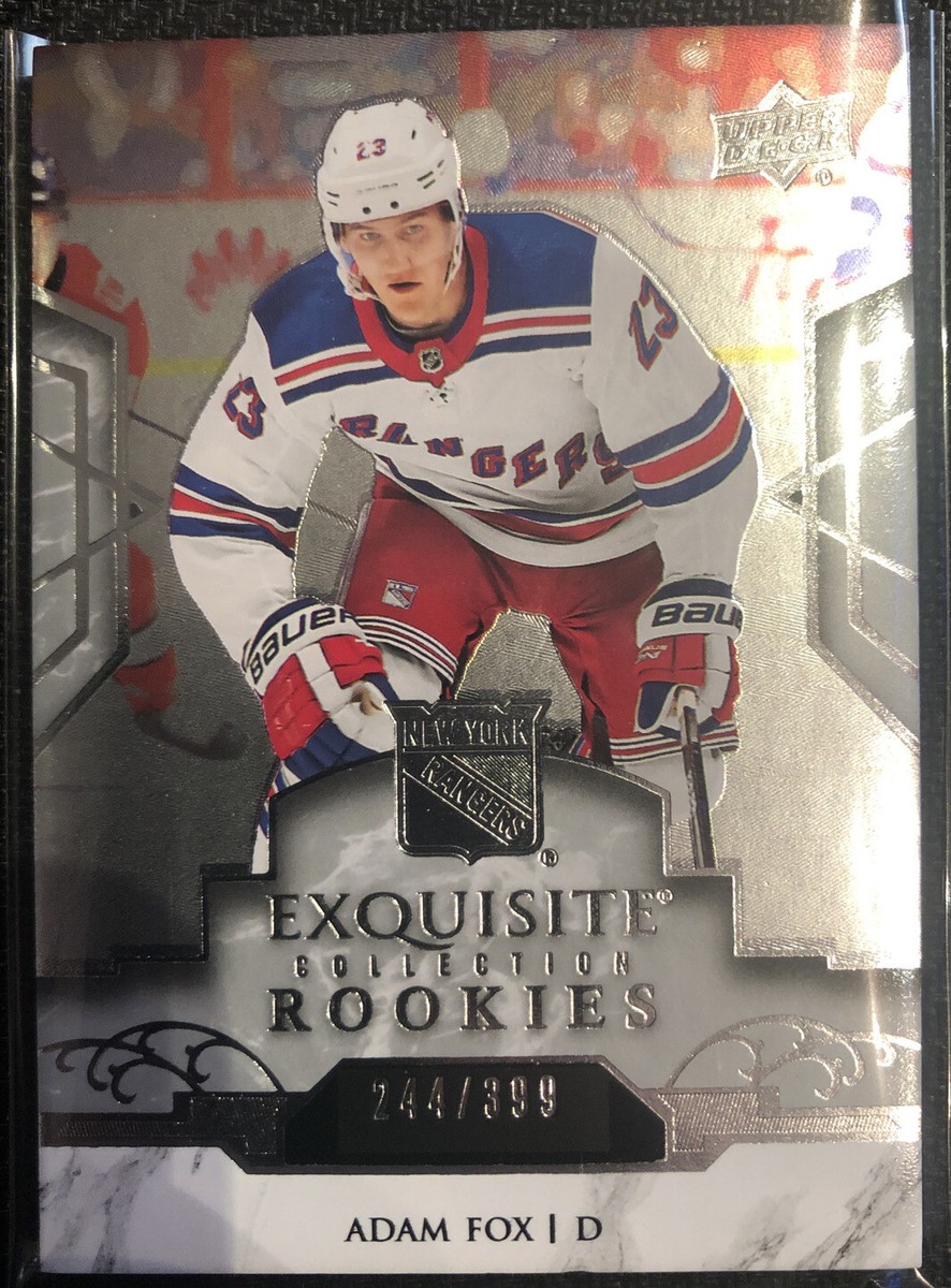 ADAM FOX 19/20 UD ICE /399 EXQUISITE Collection ROOKIES 2019