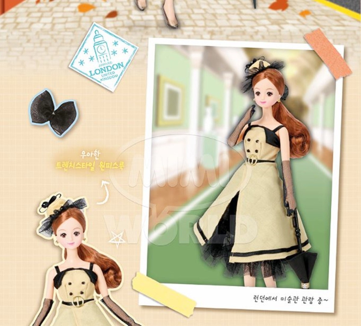 Mimi World Fashion Tour MIMI IN LONDON Ball Jointed Doll Korean