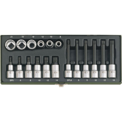 Proxxon Industrial 23296 Special Set For XZN Multi-Toothed Screws - 18 Piece