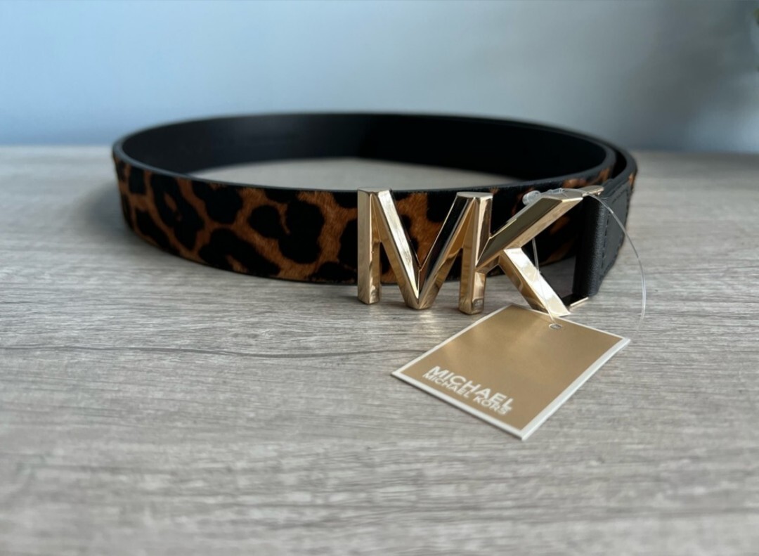 Michael Kors Leopard Print Belt Michael Kors Leopard Print Belt | eBay main image 3