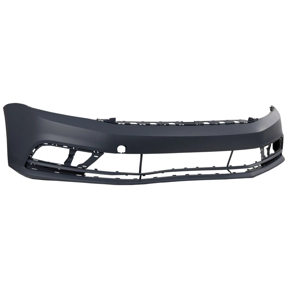 Front Bumper Cover Primed For 2015-2018 Volkswagen Jetta VW1000220 - Image 4 of 4