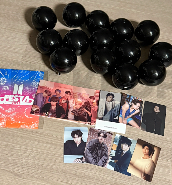 BTS 2025 FESTA : CAPSULE ALBUM Vol1 Mini Photocard +Sticker