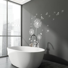 Adesivi Murali Dente Di Leone - Decorazione Casa Per Pareti Lisce, Facile Applicazione E Rimozione, Design Motivazionale