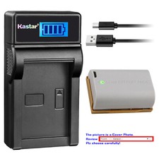 Kastar Battery LCD USB Charger for Canon LP-E6 LP-E6N  XC10 XC15 6D2 7D2 5D2