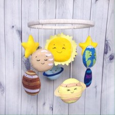 Baby Mobile Space Sun Planets Crib Mobile Solar System Nursery Decor Baby Gift