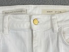Anthropologie Pilcro Jeans Womens Ivory Size 29 Script Skinny Coastal Preppy EXC — photo 4