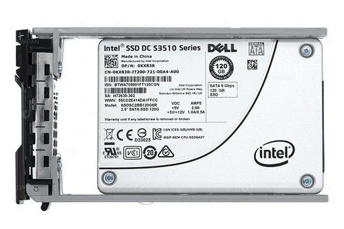 KX83R DELL SSD 120GB SATA 6G 2.5" SFF MIXED-USE HOT-SWAP - Afbeelding 3 van 7