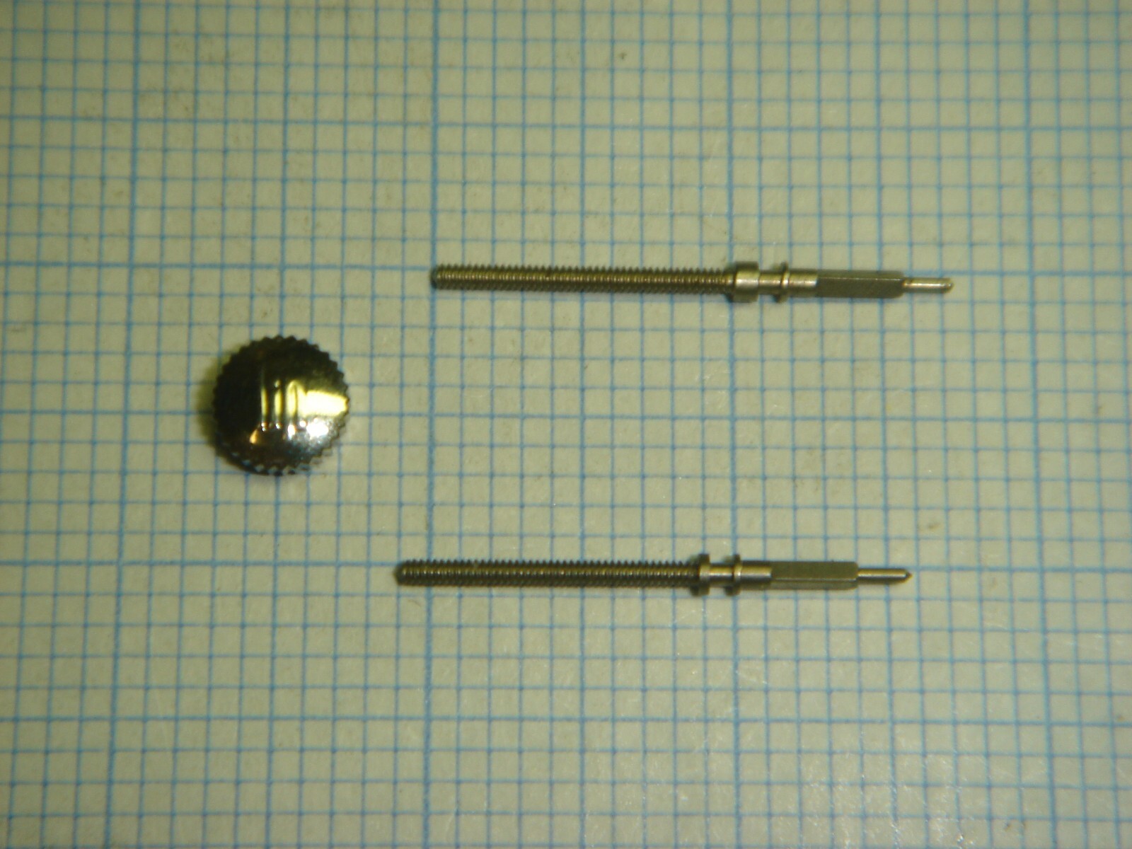 Couronne LIP gravée en acier et pièces de rechange neuves pour mouvement R23
