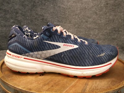Brooks Ghost 15 Americana Fourth Of July Mens Running Shoe Size 11.5 1103931D449