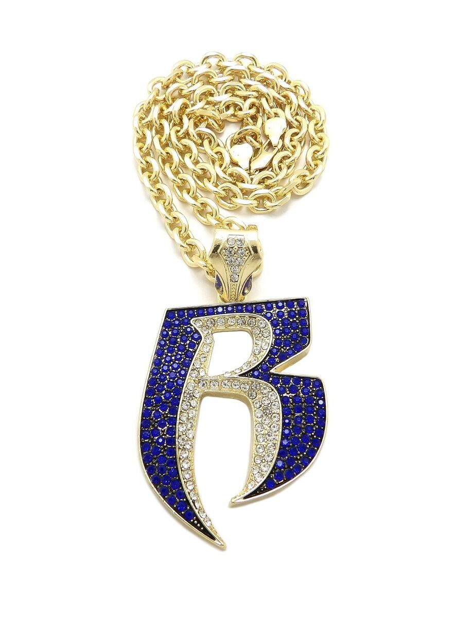 Iced Hip Hop DMX Ruff Ryder Pendant 7mm/18 Iced Hip Hop DMX Ruff Ryder Pendant 7mm/18