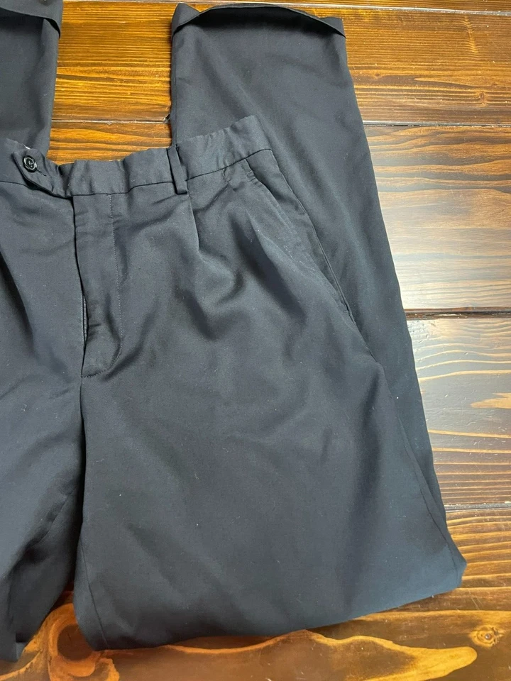 Kirkland Signature Pants, Men's Size 34x34, Black, Dress Pants, Cuffed - Image 4 of 4