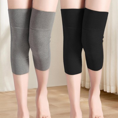 1 Paar Damen Winter warme Thermo-Knieschützer Beinlinge Jogging-Schutz