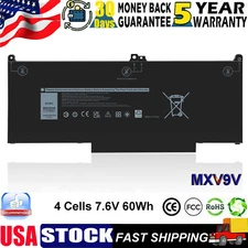 ✅MXV9V Battery For Dell Latitude 5300 5310 7300 7400 5VC2M N2K62 Type 7.6V 60Wh
