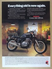 1989 Honda GB500 Motorcycle vintage print Ad