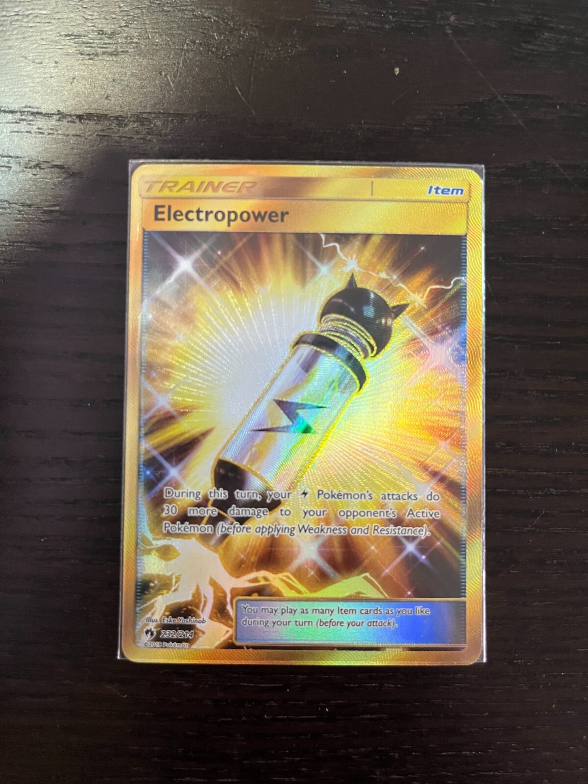 Electropower - Lost Thunder - 232/214 - Secret - Pokemon TCG NM