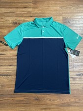 nike dry victory colorblock golf polo