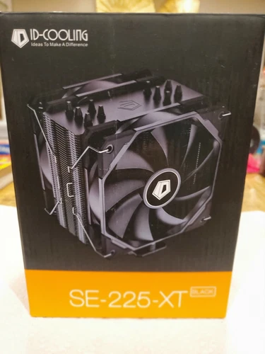 ID-COOLING SE-225-XT Black CPU Cooler 5 Heatpipes CPU Air Cooler 2x120mm Push-Pu