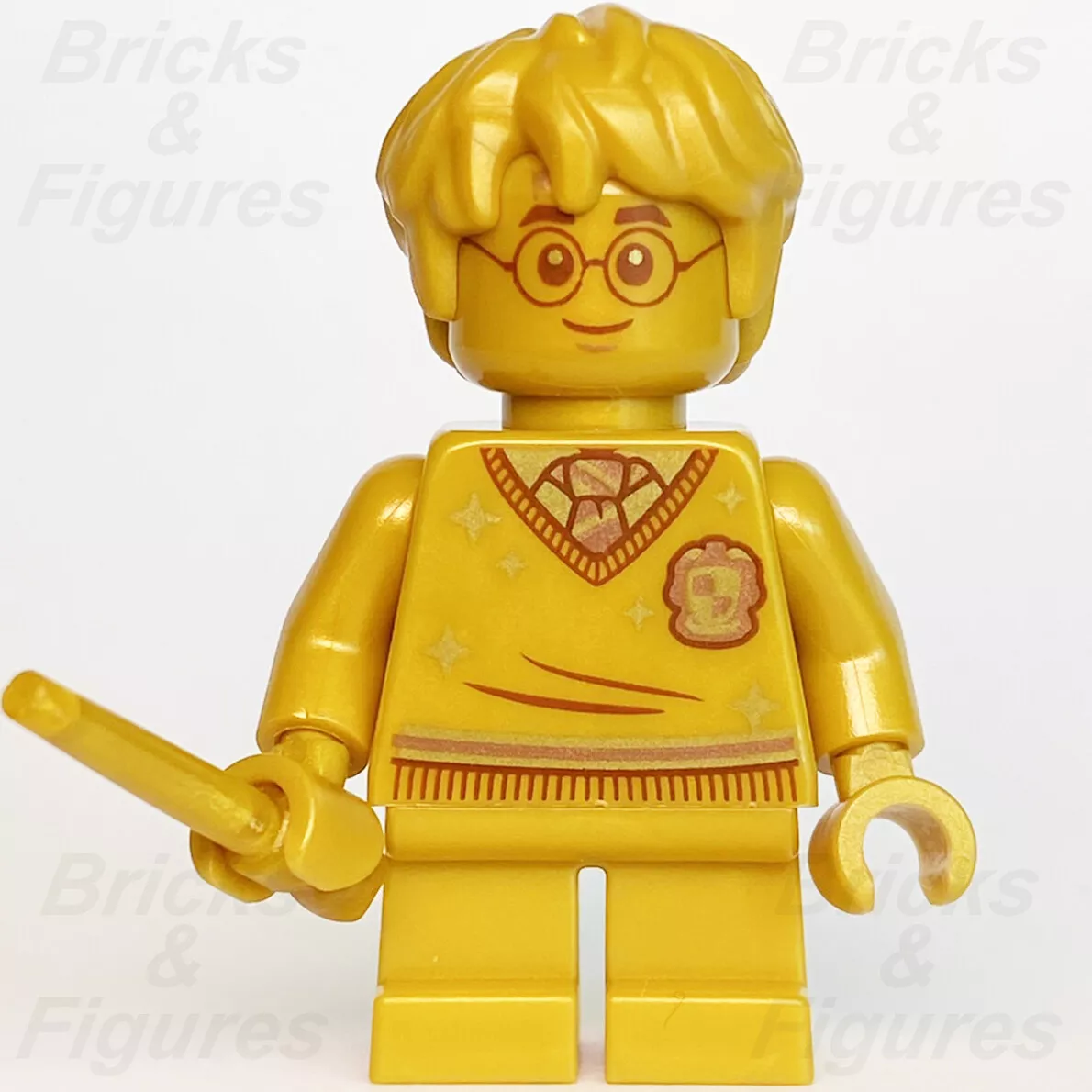 Lego Harry Potter 76386 20th Anniversary Pearl Gold Harry Potter Minifigure  