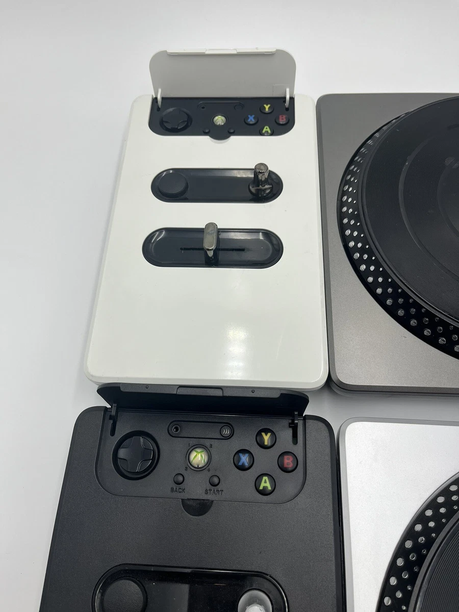 DJ Hero Turntable For Xbox 360 AS IS--FOR PARTS OR AS IS UNTESTED Lot Of 2