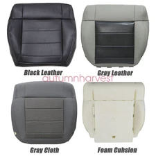 Driver Bottom Replacement Seat Cover / Foam Cushion Fits 2008-2012 Jeep Wrangler