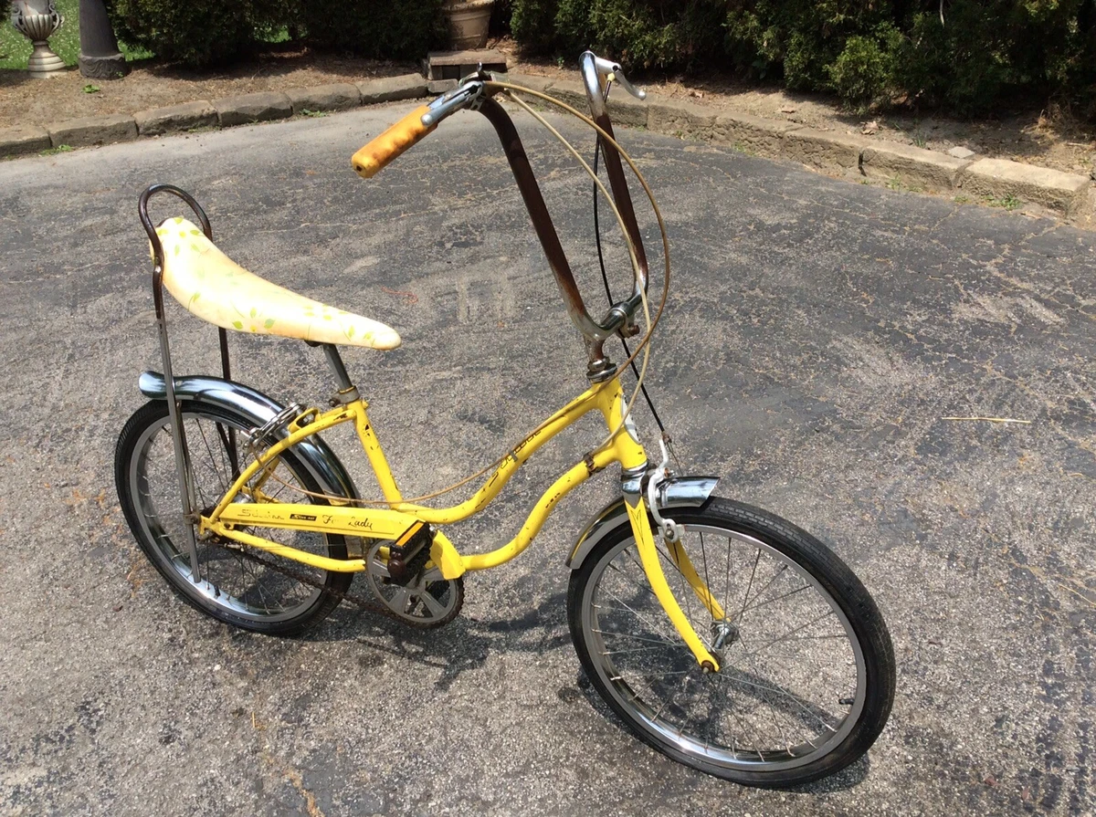 Vintage 1973 Schwinn Stingray Fair Lady 3 Sp Bike