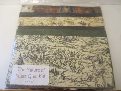 Quilt Kit Alaska Rushin Tailors The Nature of Bears 59'' x 59''
