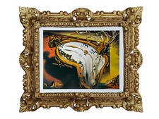 Quadro Salvador Dalì La Persistenza della Memoria Quadro Cornice Barocca 45x38