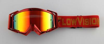 Flow Vision Rythem  Motocross Goggle: Lava