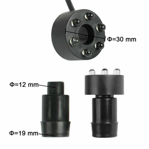 SpringbrunnenPumpe gartenbrunnen 1500l/h mit 3 LED Rings SET für Quellstein - Bild 5 von 12