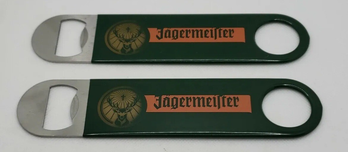 Two Jagermeister Rubber Coated Bartender Speed Bottle Opener Wrench *BRAND NEW*