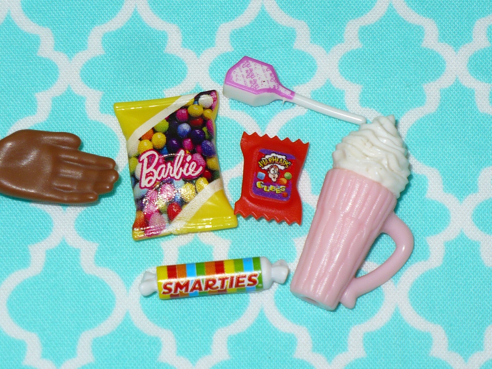 Barbie Fashion Doll Food ACCESSORIES LOLLIPOP CANDY SMARTIES DIORAMA LOT 5pc eBay